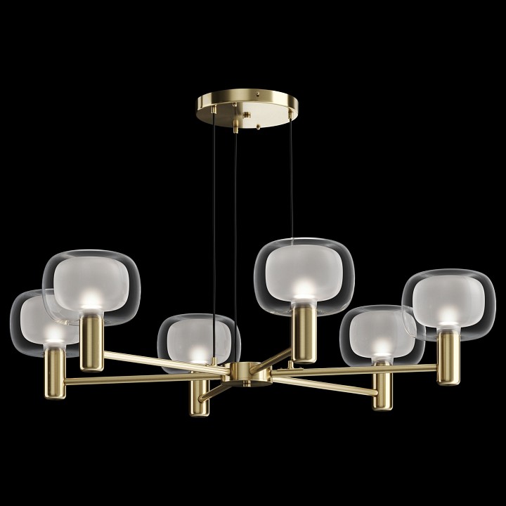 Подвесная люстра maytoni vision mod411pl-06g