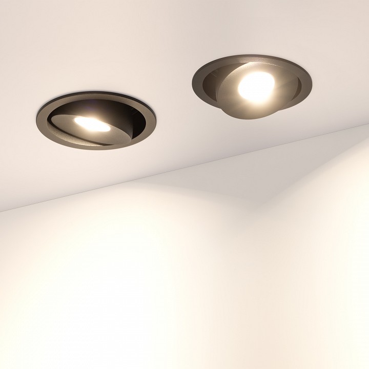Встраиваемый светильник arlight cl-simple-r78-9w warm3000 (bk, 45 deg) 028147