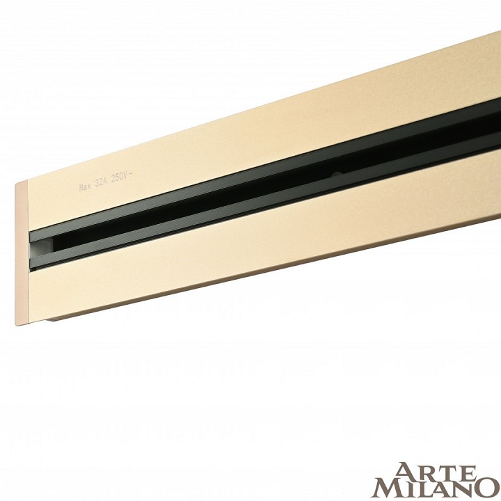 Трек встраиваемый arte milano am-track-sockets 385201tbb/100 gold