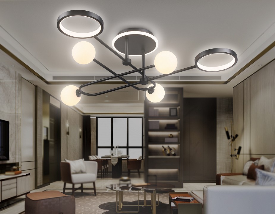 Люстра на штанге ambrella light fl fl66232