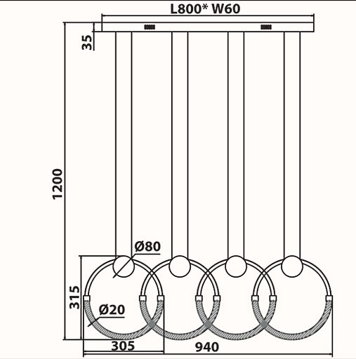 Потолочная люстра ambrella light fl fl10598