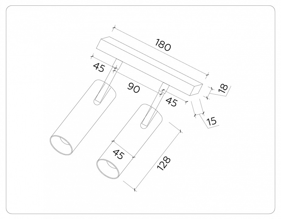 Светильник на штанге ambrella light gl gl3902