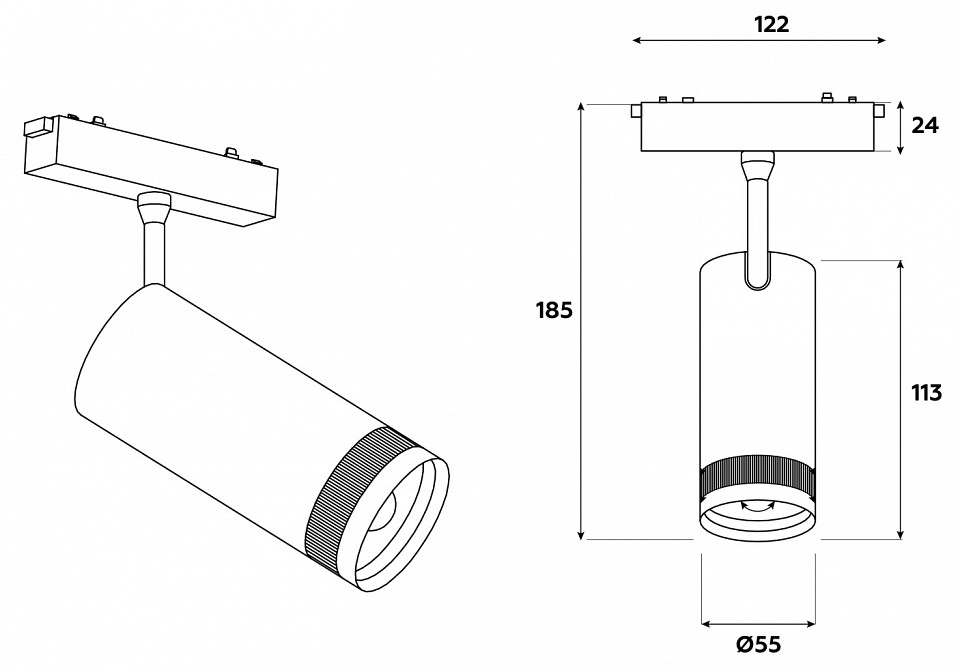 Светильник на штанге ambrella light gv gv1571