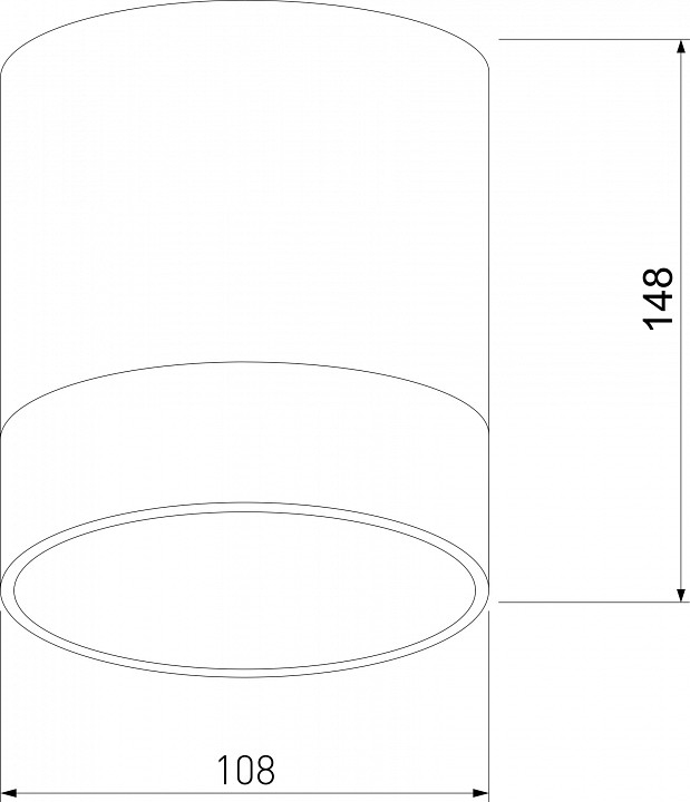 Накладной светильник elektrostandard light led a057160
