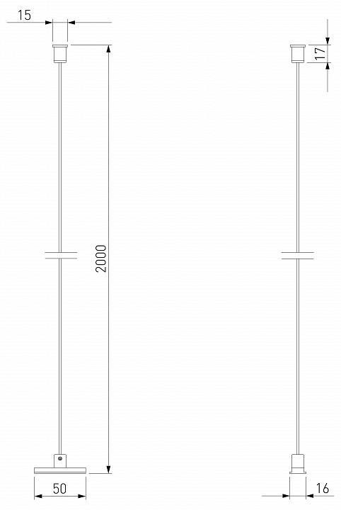 Подвес для трека elektrostandard line magnetic a069704