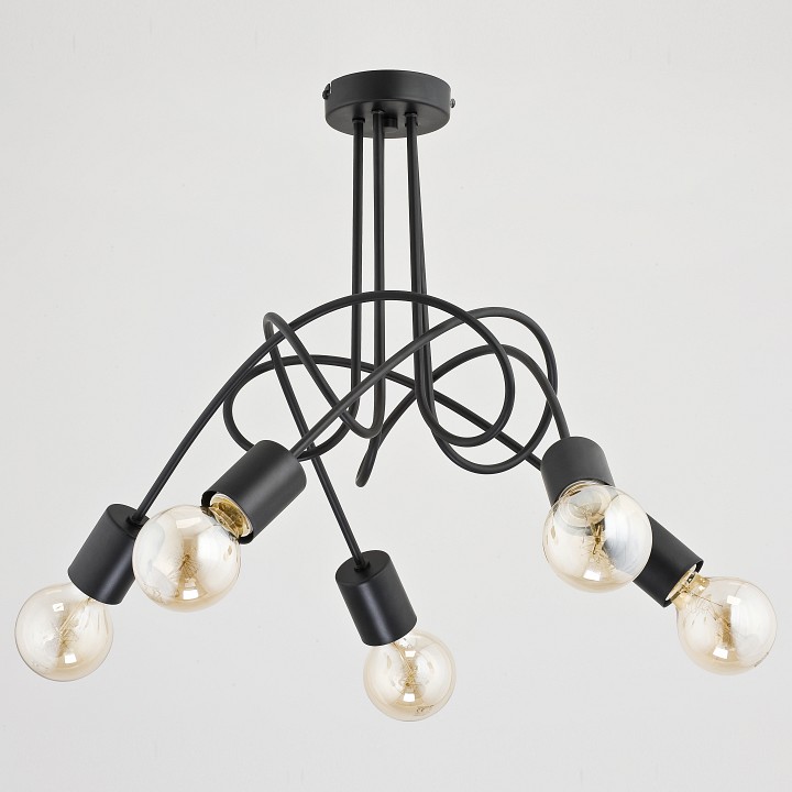 Люстра на штанге adilux tango black 23175