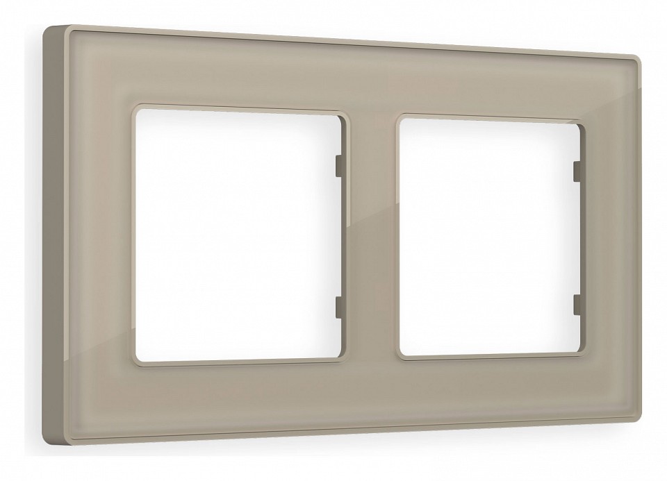 Рамка на 2 поста ambrella volt arctic af580362