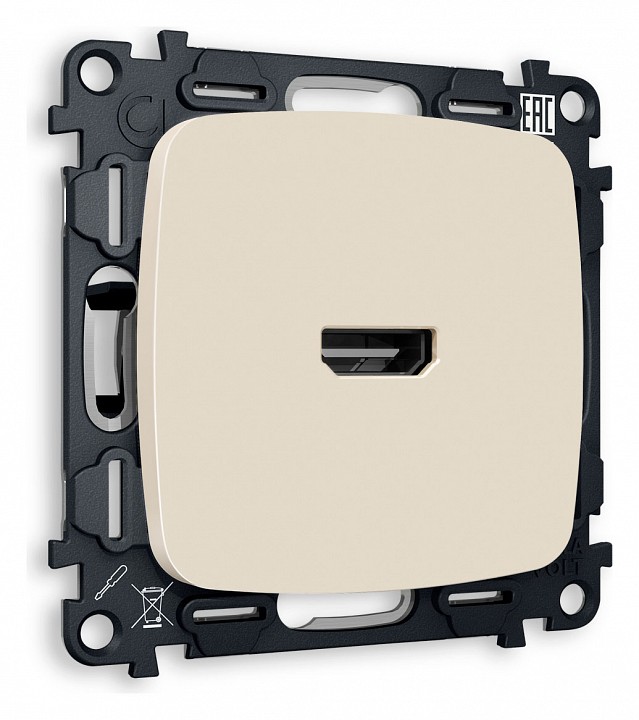 Розетка hdmi без рамки ambrella volt quant mo334010