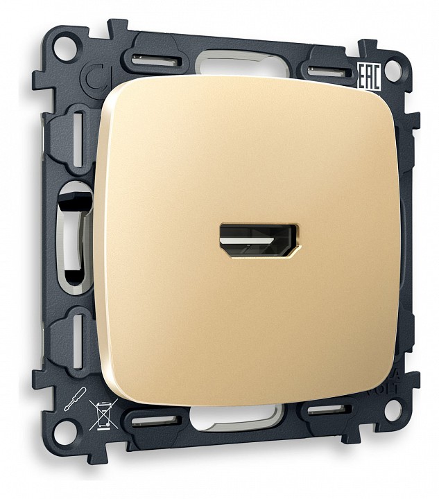 Розетка hdmi без рамки ambrella volt quant mo614010