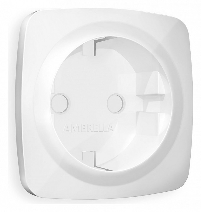 Накладка для розетки с заземлением ambrella volt quant op1060