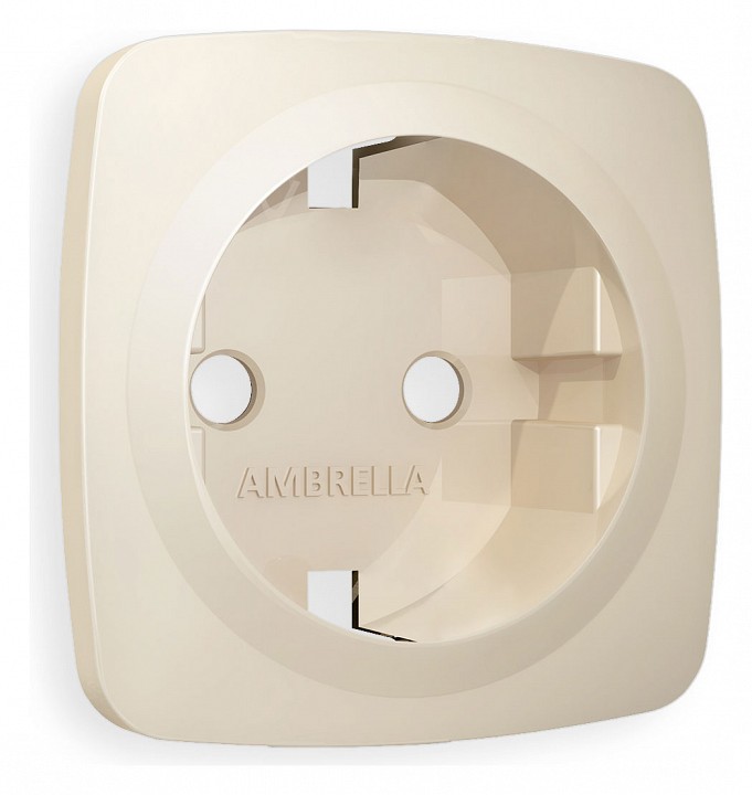 Накладка для розетки с заземлением ambrella volt quant op3260