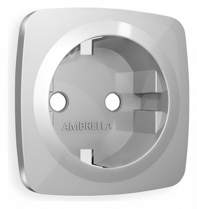 Накладка для розетки с заземлением ambrella volt quant op4060
