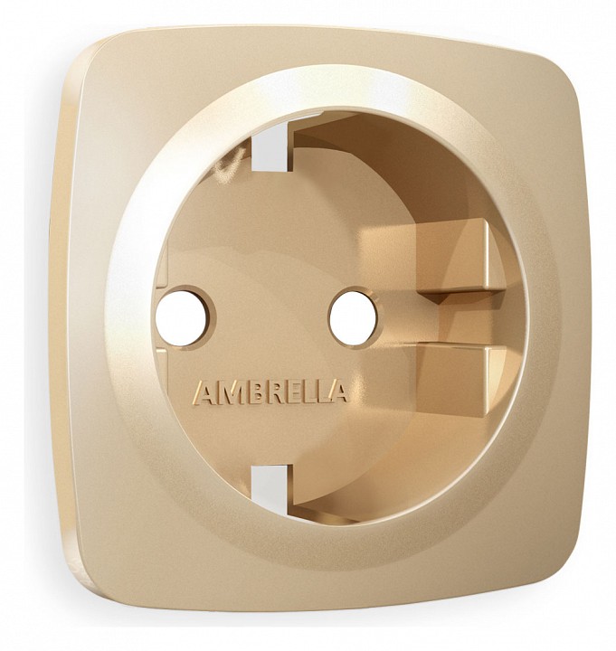 Накладка для розетки с заземлением ambrella volt quant op6060