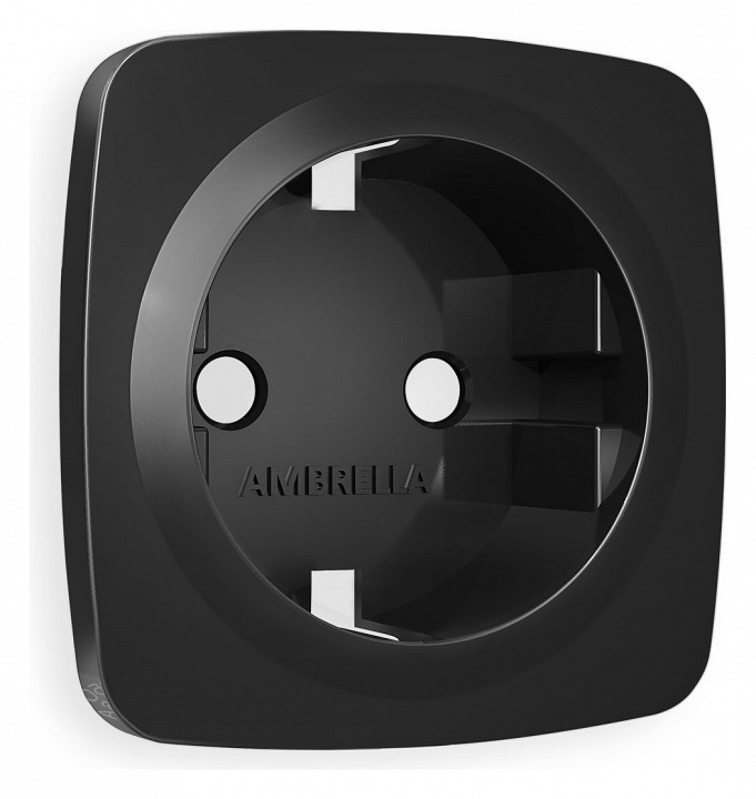 Накладка для розетки с заземлением ambrella volt quant op8060