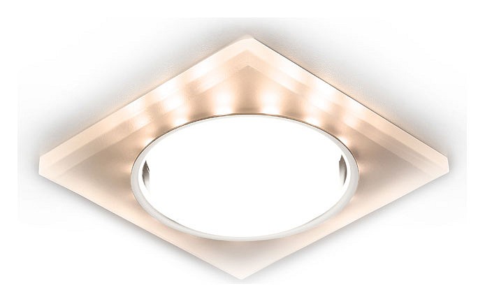 Встраиваемый светильник ambrella light gx53 g215 g215 cl/ch/ww