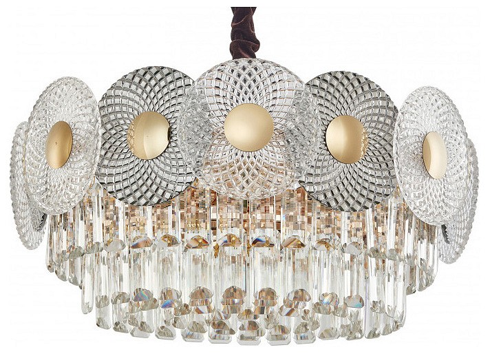 Подвесная люстра arte milano am-1508b 1508b.d550.h250.e14.9 g