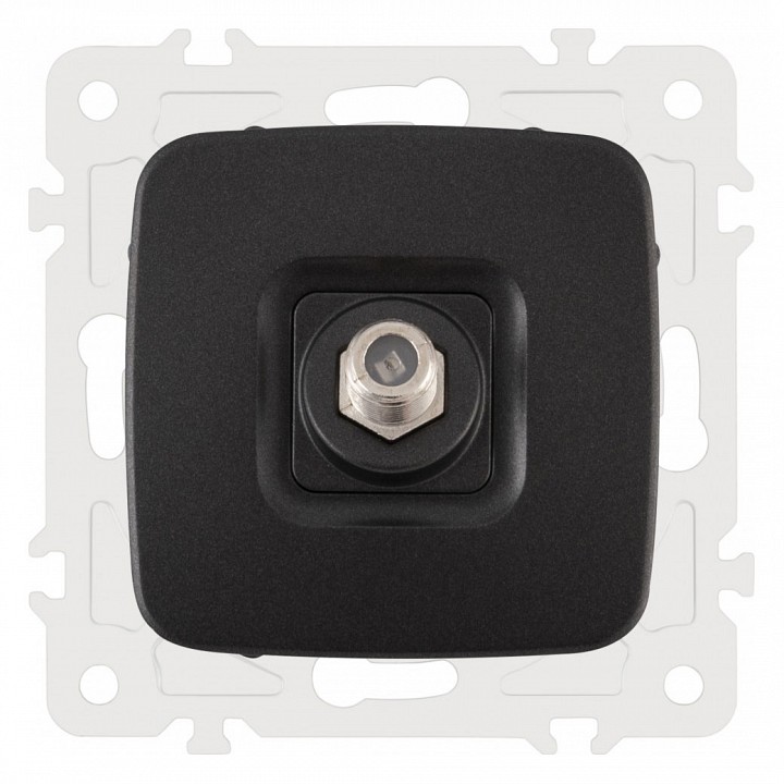 Тв-розетка без рамки arte milano am-205 205.42-1.black