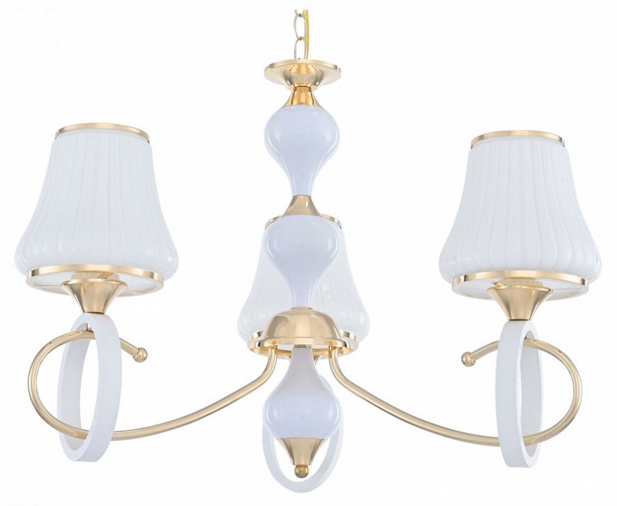 Подвесная люстра arte milano florentia-2387 302387/3 wh/gd
