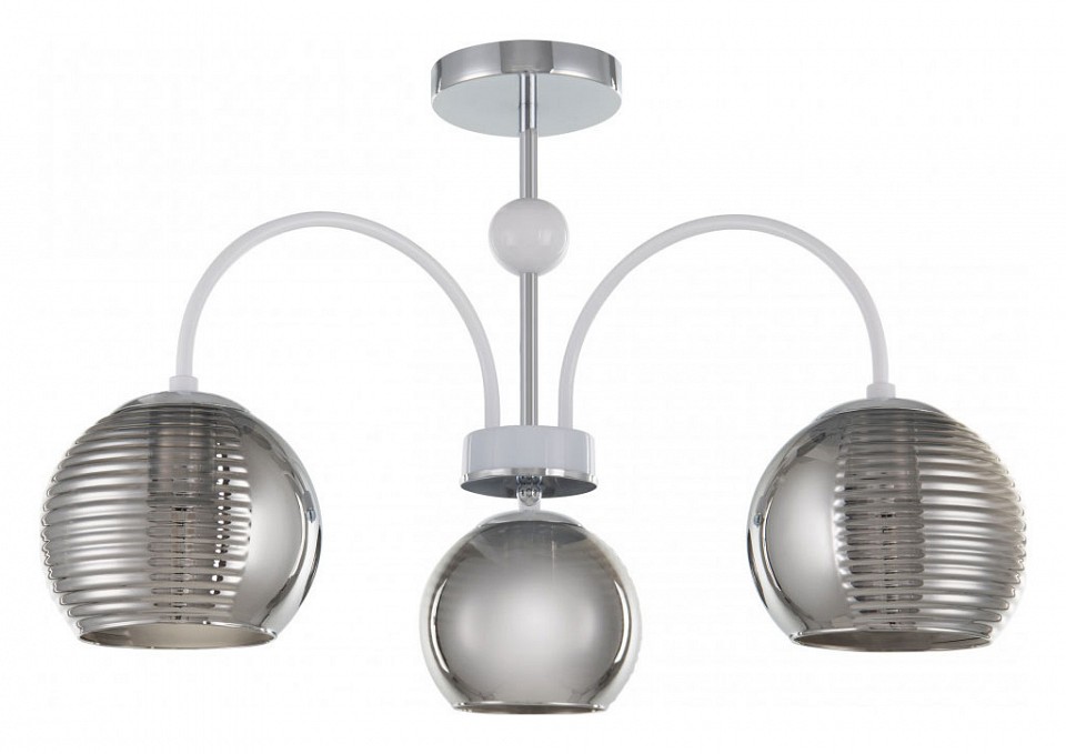 Люстра на штанге arte milano napoli-320719 320719/3 cr+wh