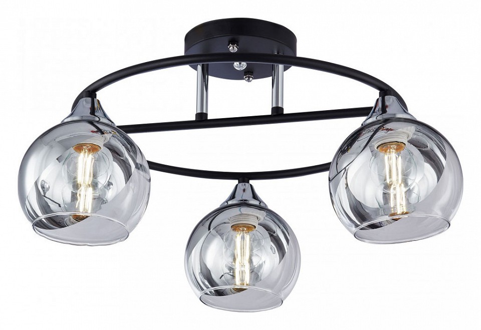 Потолочная люстра arte milano amalfi-322403 322403/3 bk+cr