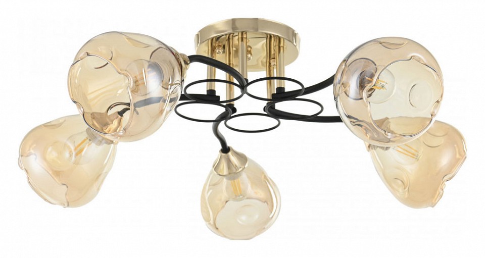 Потолочная люстра arte milano amalfi-324106 324106/5 fg+bk