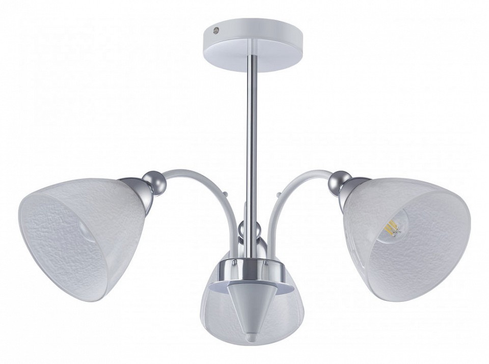 Люстра на штанге arte milano napoli-326008 326008/3 wh+cr