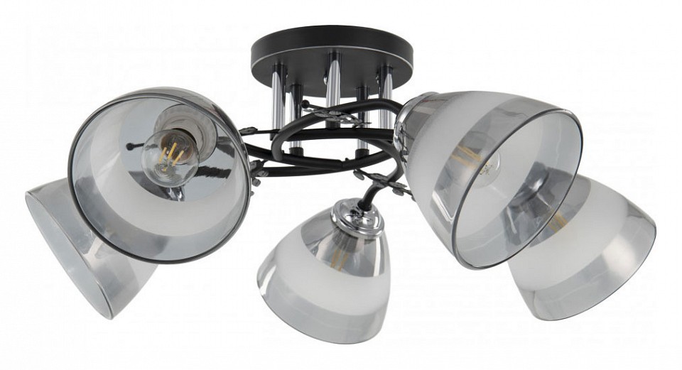 Потолочная люстра arte milano amalfi-327685 327685/5a bk+cr