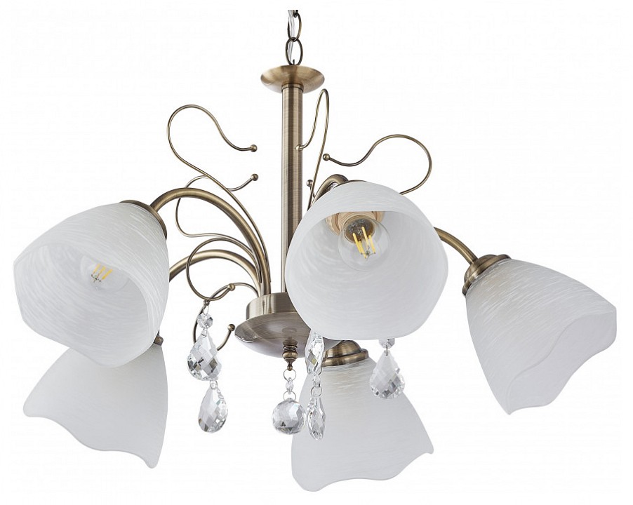 Подвесная люстра arte milano amalfi-2656 335656/5 ab