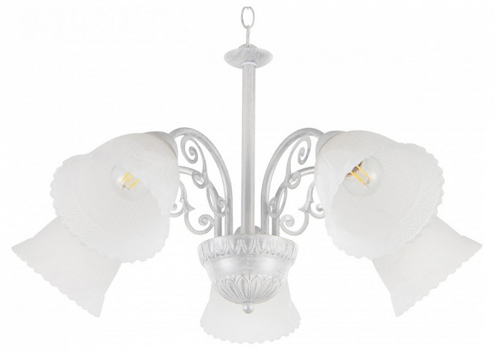 Подвесная люстра arte milano amalfi-8544 338544/5 wt+sl