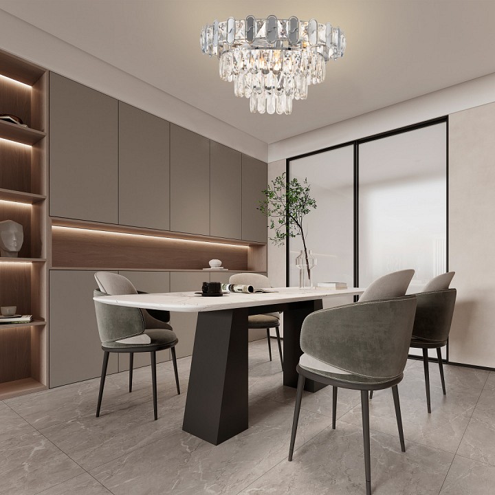 Люстра на штанге arte milano sorrento-8109 378109/7/470 cr