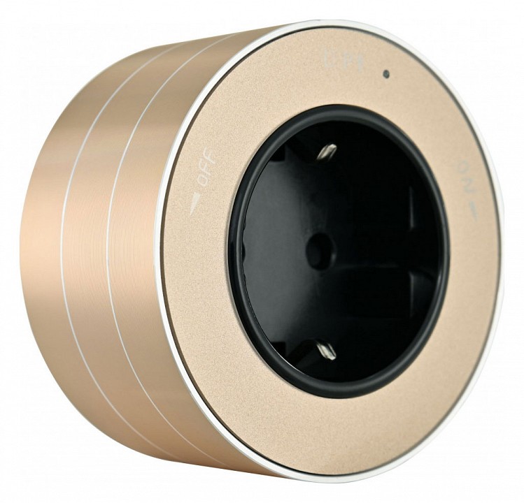 Розетка с заземлением на треке arte milano am-track-sockets 380011ts/es gold