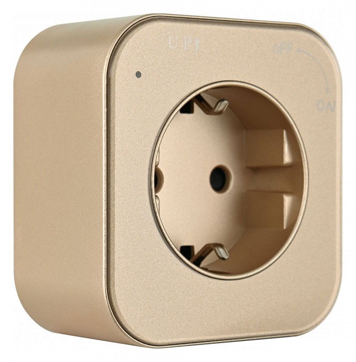 Розетка с заземлением на треке arte milano am-track-sockets 380022ts/es gold