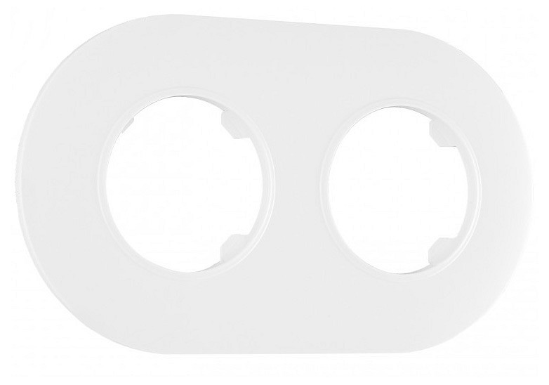 Рамка на 2 поста arte milano am-502.08 502.08-2.white