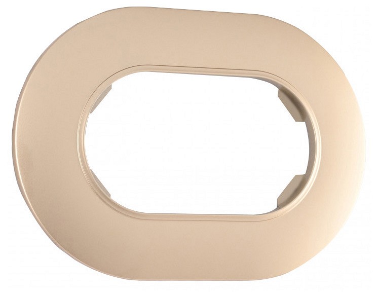 Рамка для двойной розетки arte milano am-502.08 502.08-double.shampan