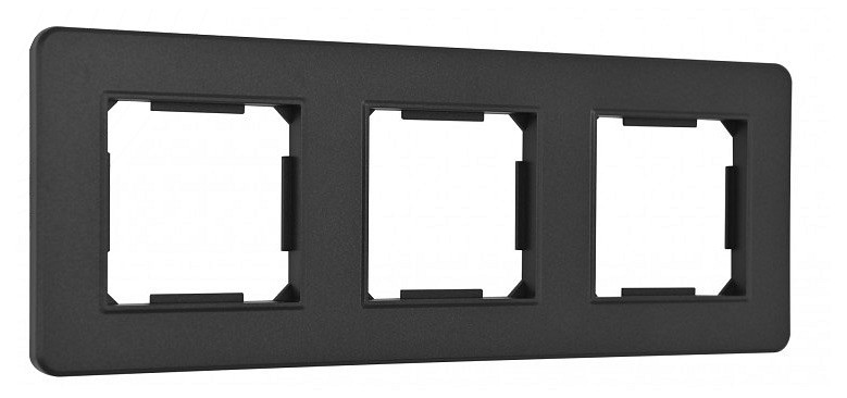 Рамка на 3 поста arte milano am-502.16 502.16-3.black