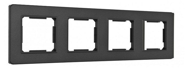 Рамка на 4 поста arte milano am-502.16 502.16-4.black