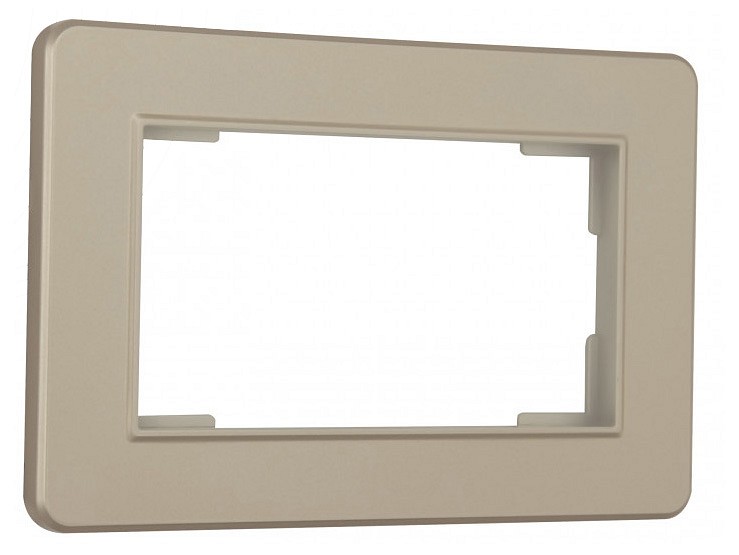 Рамка для двойной розетки arte milano am-502.16 502.16-double.shampan