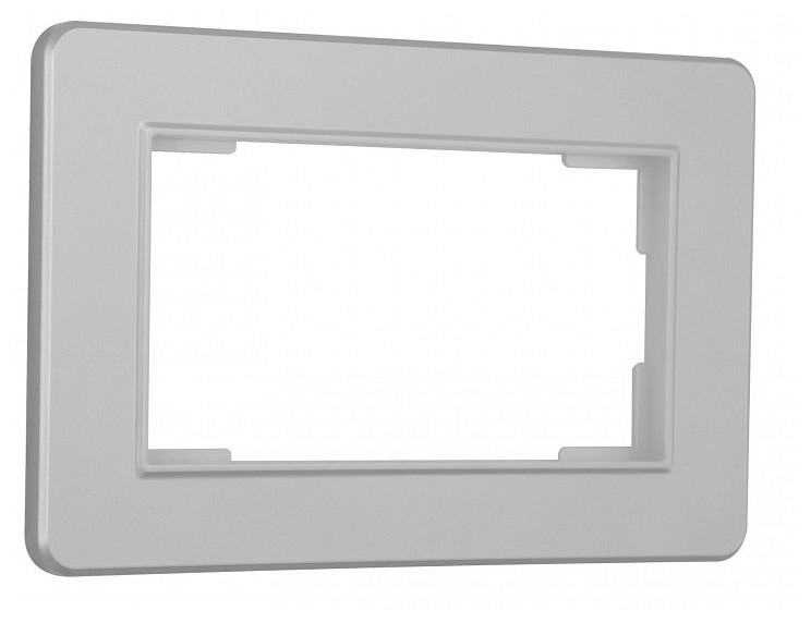 Рамка для двойной розетки arte milano am-502.16 502.16-double.silver