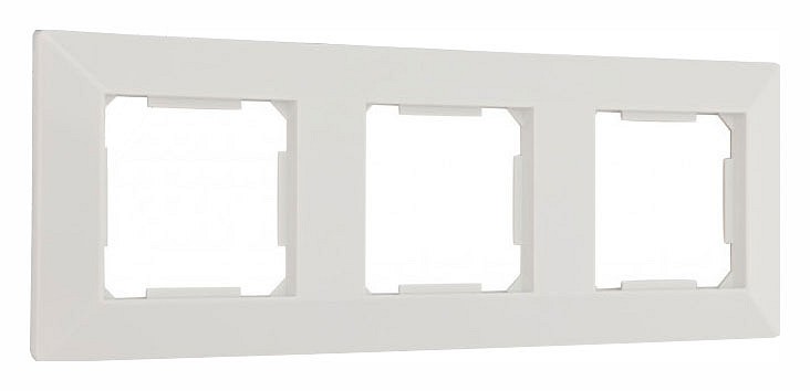 Рамка на 3 поста arte milano am-503.03 503.03-3.white