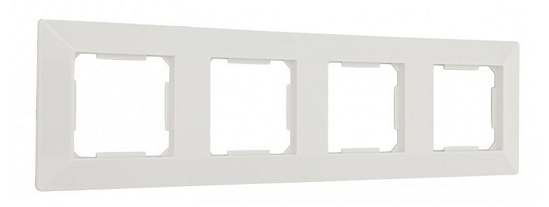Рамка на 4 поста arte milano am-503.03 503.03-4.white