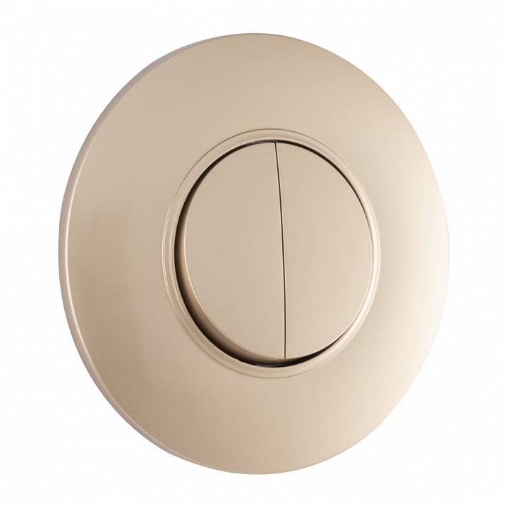 Выключатель двухклавишный arte milano set08-1 set08-1-30-2 shampan