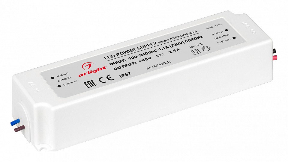 Блок питания с проводом arlight arpv 025496(1)