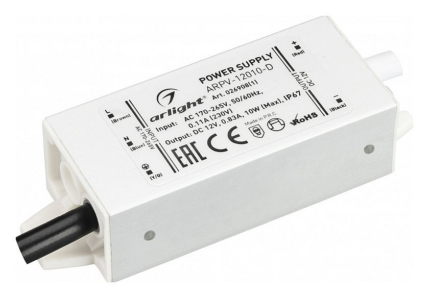 Блок питания с проводом arlight arpv 026908(1)
