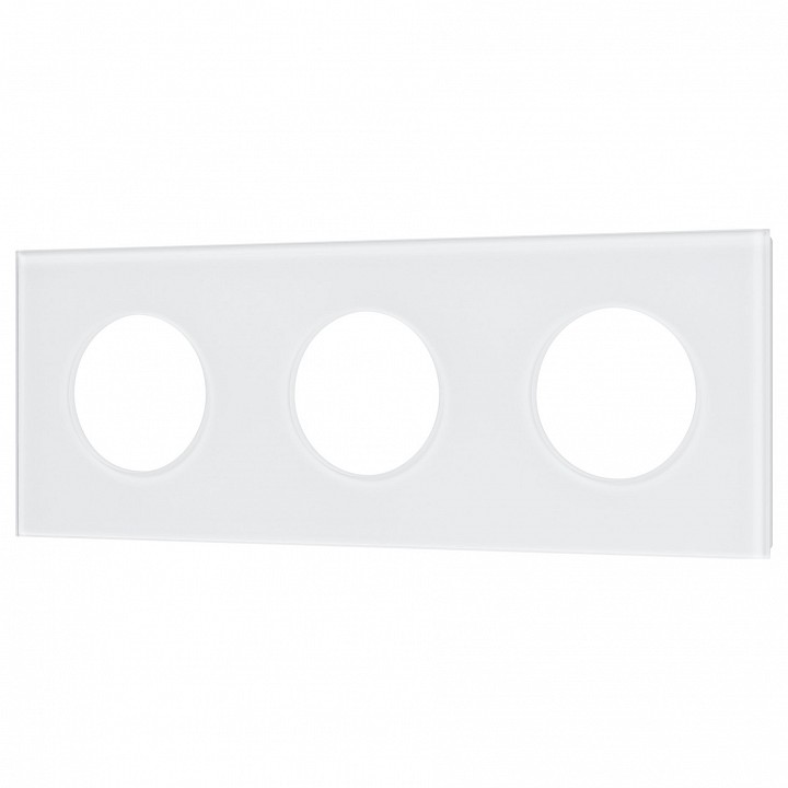 Рамка на 3 поста arlight glare 043838