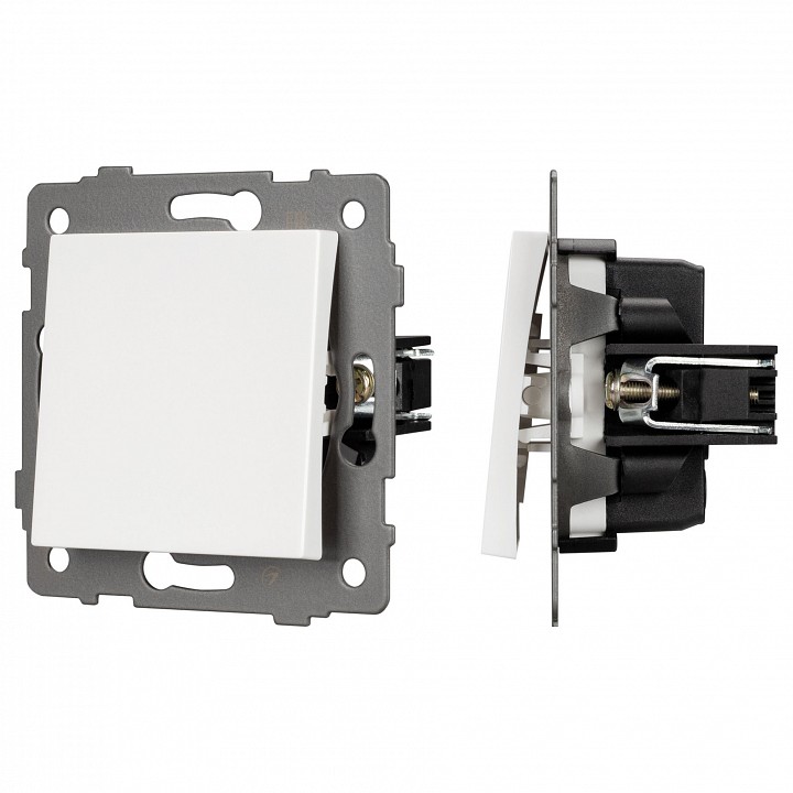 Выключатель самовозвратный одноклавишный без рамки arlight swt 049879