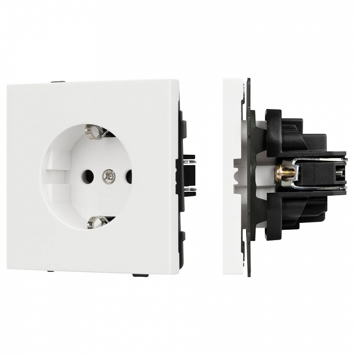 Розетка с заземлением, Без рамки arlight sct 054276