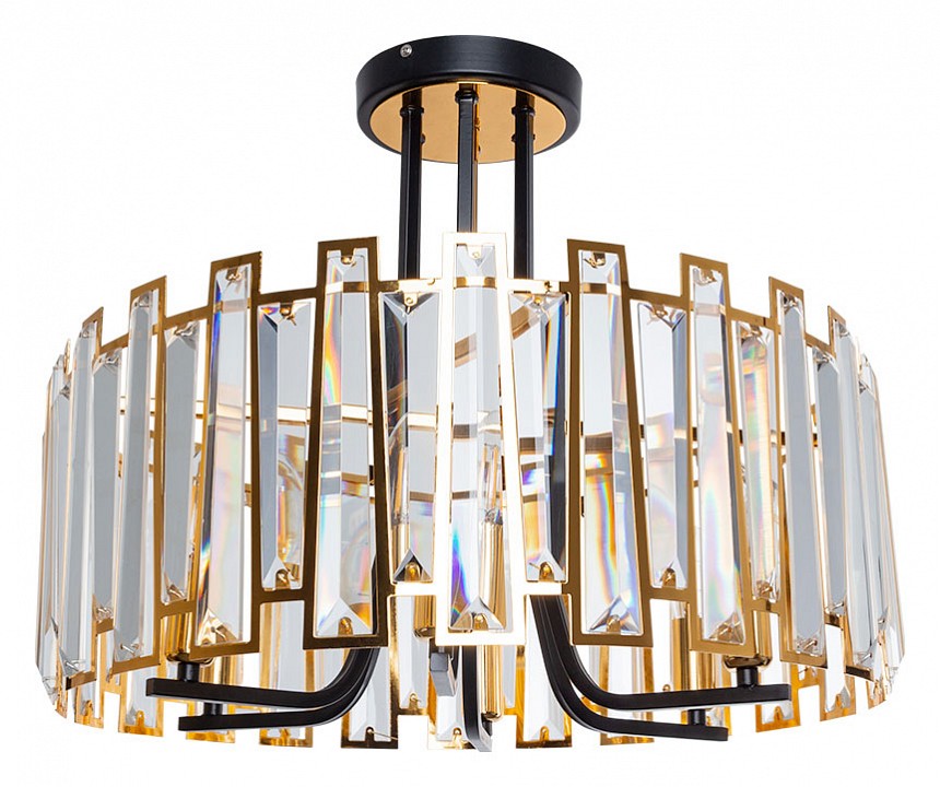 Светильник на штанге arte lamp amber a1028pl-6bk