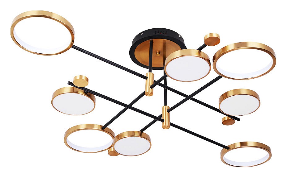 Люстра на штанге arte lamp holly a1364pl-8pb