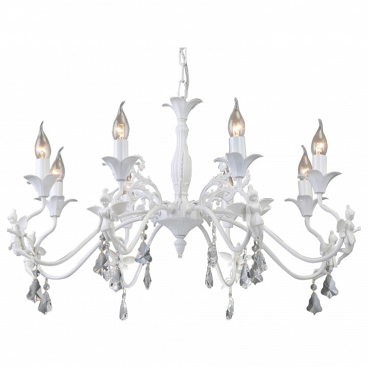 Подвесная люстра arte lamp angelina a5349lm-8wh