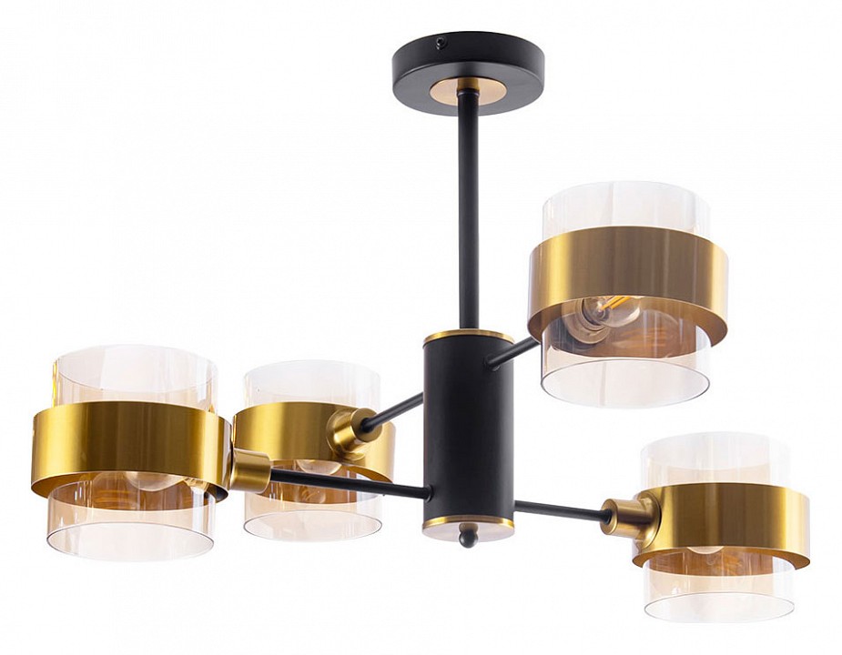 Люстра на штанге arte lamp carlo a8205sp-4bk